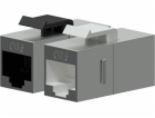 Keystone adaptér CAT6 RJ45-RJ45 Kovové stínění - CAT6 RJ4...