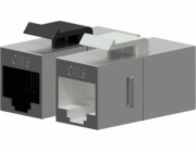 Keystone adaptér CAT6 RJ45-RJ45 Kovové stínění - CAT6 RJ45-RJ45 Kovové stínění