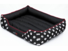 Hobbydog Prestige Bed - Černá s XXL tlapkami