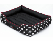 Hobbydog Prestige Bed - Černá s XXL tlapkami