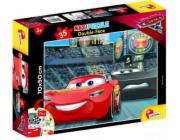 Lisciani Oboustranné puzzle 35 dílků Maxi Cars 3 Go! Mu! Mu! (304-60665)