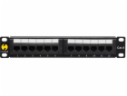 NETRACK 104-16 patch panel 10 12-ports cat. 6 UTP