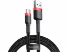 Baseus Cafule kabel USB-C 2A 2m (červeno-černý)