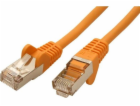 FTP patchcord, Cat.5e, RJ45 M-7,5m, chráněný, žlutý, ekon...