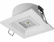 AWEX LOVATO P ECO LED svítidlo 3W 315lm opt. otevřená 1h jednoúčelová bílá LVPO/3W/ESE/X/WH - LVPO/3W/ESE/X/WH