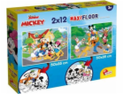 Lisciani Puzzle Supermaxi 2x12 Mickey Mouse