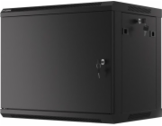 LANBERG WF01-6409-00B LANBERG RACK CABINET 19” WALL-MOUNT 9U/600X450 FOR SELF-ASSEMBLY WITH METAL DOOR BLACK (FLAT PACK)