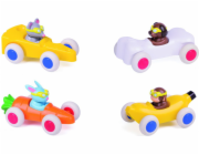 Viking Toys Funny cars králík, myš, opice, pes - 045-1360