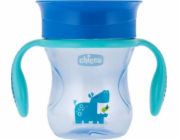 Kelímek Chicco 360 pro učení se pít, 200 ml, modrý