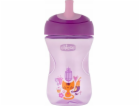 Chicco Nevylévací kelímek + brčko 266ml fialový