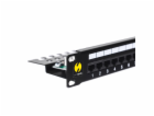 NETRACK 104-01 patch panel 19inch 24-ports cat. 5e UTP wi...