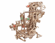 Ugears 3D dřevěné mechanické puzzle Kuličková dráha řetězová