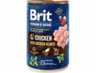 BRIT Premium by Nature Chicken with hearts - Wet dog food...