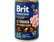 BRIT Premium by Nature Chicken with hearts - Wet dog food - 400 g