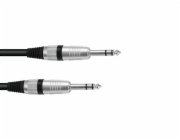 Omnitronic kabel Jack 6,3 mm stereo/Jack 6,3 mm stereo, 3m