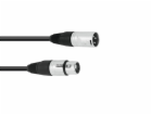 SOMMER mikrofonní kabel XLR kabel 3pin 3m bk Neutrik