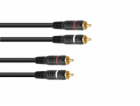 Omnitronic Kabel CC-100, propojovací kabel 2x 2 RCA zástr...