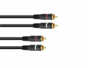 Kabel CC-30, propojovací kabel 2x 2 RCA zástrčka HighEnd, 3m