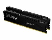 KINGSTON DIMM DDR5 32GB (Kit of 2) 4800MT/s CL38 FURY Beast Černá