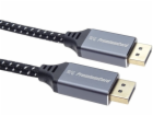 PremiumCord DisplayPort 1.4 přípojný kabel, kovové a zlac...