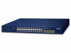 Planet GS-4210-24T4S L2 switch, 24x1Gb, 4x1Gb SFP, QoS, f...