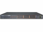 Planet FGSW-2624HPS4 L2 switch, 24x100Mb, 2x1Gb SFP, 24x ...