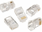 GEMBIRD LC-8P8C-001/10 LAN modular plug 8P8C for solid ca...