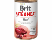 BRIT Paté & Meat s hovězím masem - mokré krmivo pro psy - 400 g