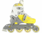 Nils Extreme NH18331 Rollers 4in1 Lime Velikost M (35-38) brusle s rozměry Nils Extreme Hockey Skid