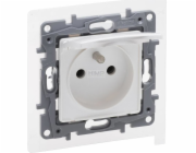 Legrand Niloe Selection Socket 2p+ s IP44 16A 250V se závěrkou, šroubovací svorky perla 762437