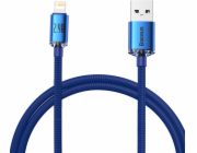 Baseus CAJY000003 Crystal Shine Series Datový Kabel USB - Lightning 20W 1,2m Blue