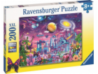 Puzzle Ravensburger pro děti 2D Vesmírné město 200 dílků