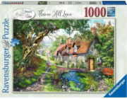 Ravensburger 2D Puzzle 1000 dílků Cesta mezi kopcem květin