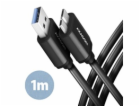 AXAGON BUMM3-AM10AB, SPEED kabel Micro-B USB <-> USB-A, 1...