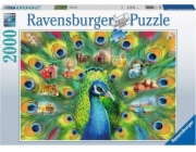 Puzzle Ravensburger 2000 dílků Paví země