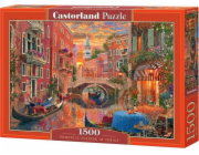 Castorland Puzzle 1500 dílků Romantický večer v Benátkách