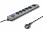 QOLTEC 50199 Surge protector 6 sockets 5m