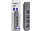 QOLTEC 50273 Power strip 4 sockets 1.8m Grey