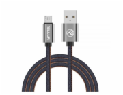 Tellur Data cable, USB to Micro USB, 1m denim