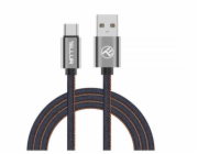 Tellur Data cable, USB to Type-C, 1m Denim