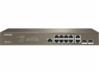 Tenda TEG5312F - L3 Managed Gigabit Switch, 10x RJ45 10/1...