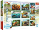 Puzzle 10v1 Ve světě dinosaurů