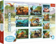 Puzzle 10v1 Ve světě dinosaurů