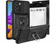 Pouzdro ALOGY s kamerou Alogy Camshield Stand pro Samsung Galaxy A03S 166mm Black