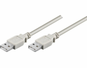 Kabel USB Neutralle USB-A - USB-A 1.8 m Szary