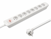 QOLTEC 50280 Power strip 8 sockets 1.8m White