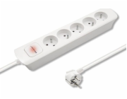 QOLTEC 50276 Power strip 5 sockets 1.8m White