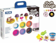 Milan Dough Ice Cream set na výrobu zmrzliny a vaflí 6 barev x 59g 913306ICW MILAN