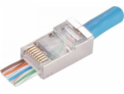 Průchozí zástrčka Alantec RJ45 STP cat.5e (100 ks) ALANTE...