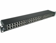 Alantec Patch panel STP cat.5e, 48 portů, IDC ALANTEC - ALANTEC